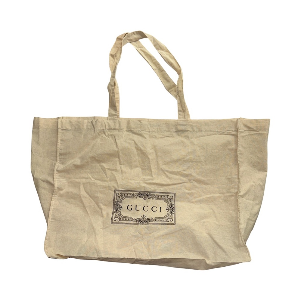 NEW Gucci Beige Canvas Tote
